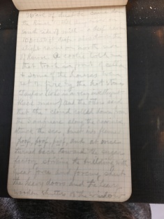 Statement of Taylor in one of Edmund's field notebooks (AMNH: Box 3, Item 31)